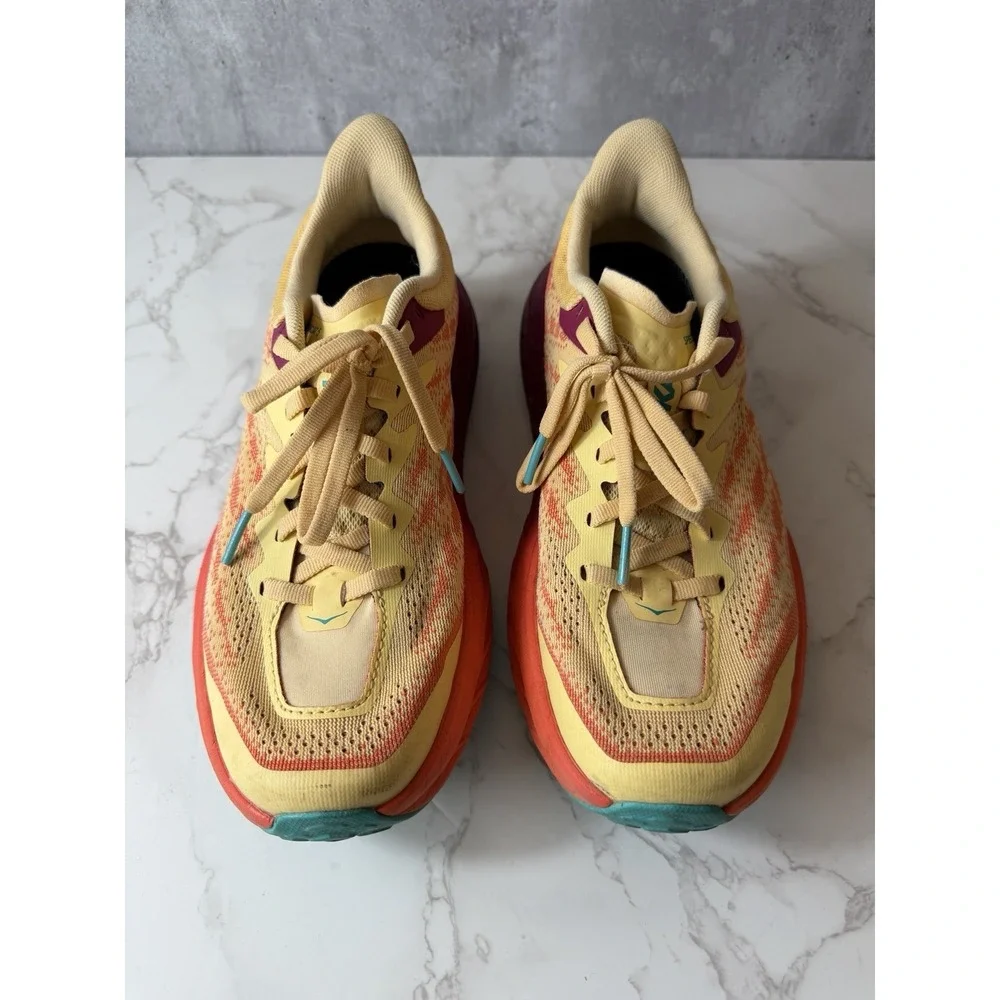 Hoka One One Speedgoat 5 Trail Running Shoes Multicolor Womens 7.5B Vibram